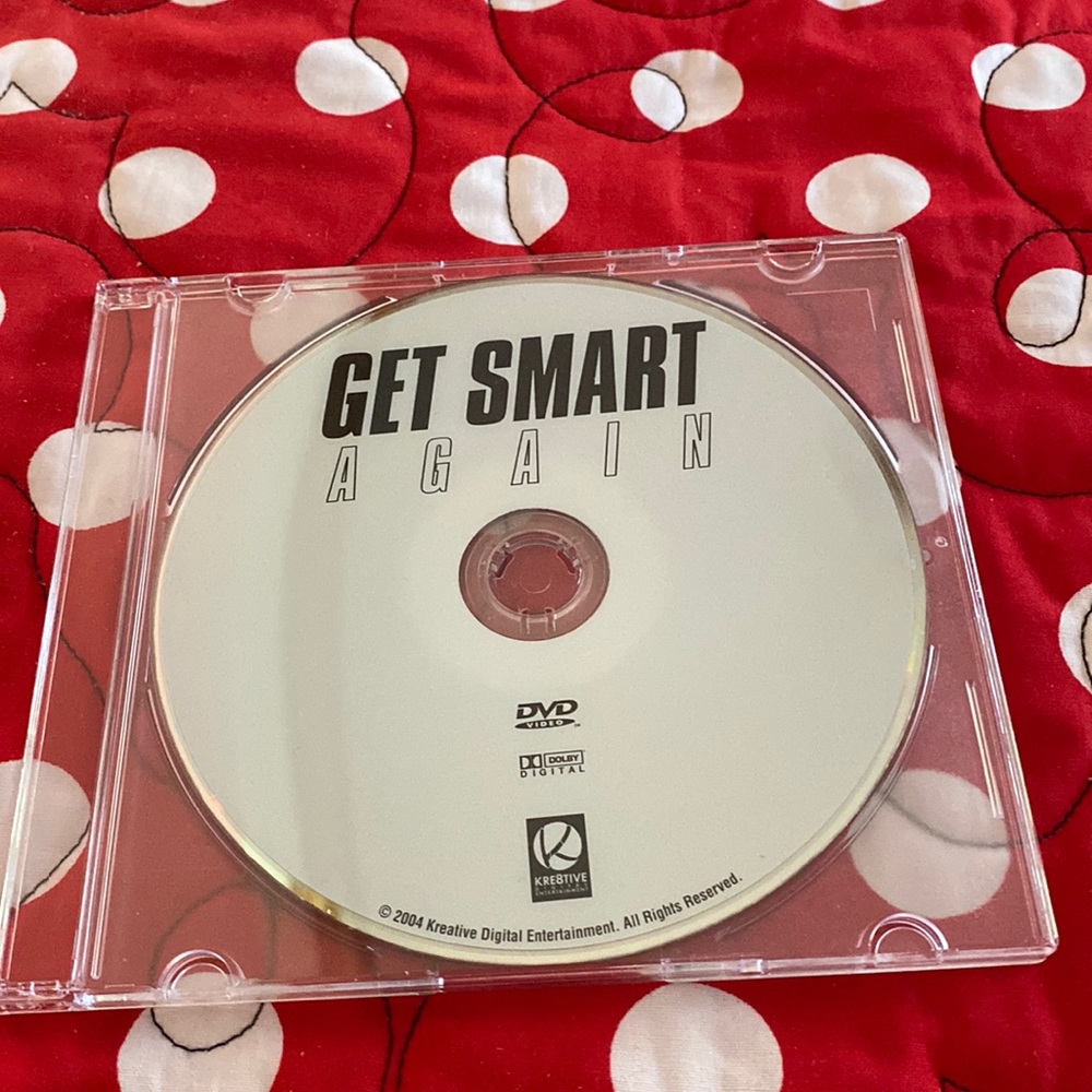 Gently used DVD, Get Smart Again, no original case. 🌼🌿